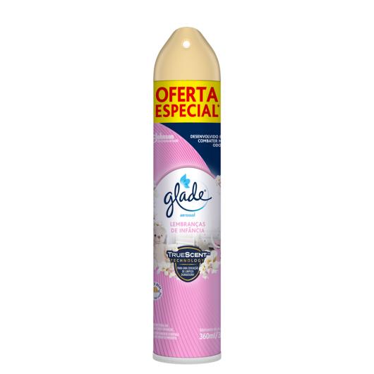Odorizador de Ambiente Aerossol Lembranças de Infância Glade Frasco 360ml Spray - Imagem em destaque