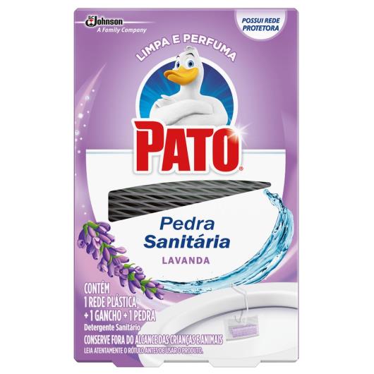 Desodorizador Sanitário PATO Lavanda (1 Rede Plástica + 1 Gancho + 1 Pedra) 25g - Imagem em destaque