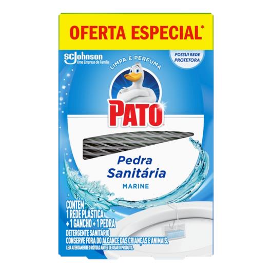 Detergente Sanitário Pedra Pato Marine Oferta Especial (1 Rede Plástica + 1 Gancho + 1 Pedra) - Imagem em destaque