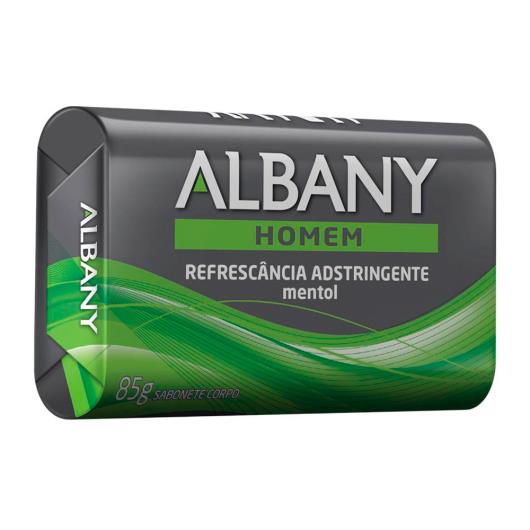 Sabonete Albany Homem Refrescância Adstringente Mentol 85g - Imagem em destaque