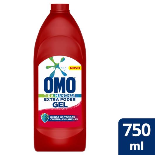 Tira Manchas Omo Extra Poder Roupas Coloridas Gel 750ml - Imagem em destaque