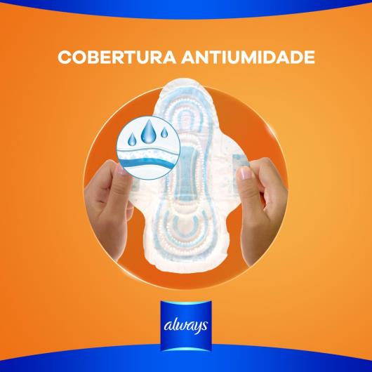 Absorvente Always Super Proteção Seca com abas 8 Unidades - Imagem em destaque