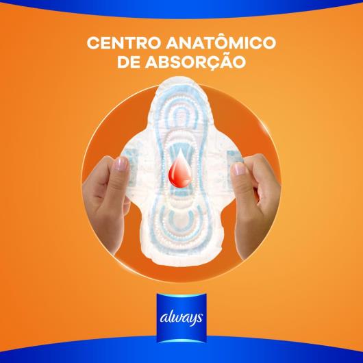 Absorvente Always Super Proteção Seca com abas 8 Unidades - Imagem em destaque