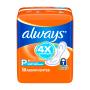Absorvente Always Cobertura Seca com Abas Fluxo Leve P Pacote 8 Unidades