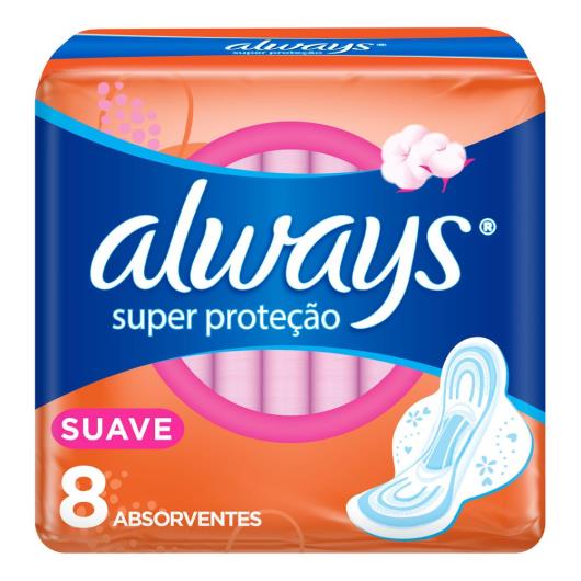 Absorvente super proteção suave com abas Always Unidade - Imagem em destaque