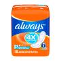 Absorvente Always Cobertura Seca sem Abas Fluxo Leve P Pacote 8 Unidades