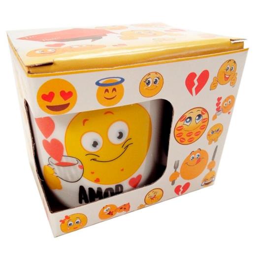 Caneca porcelana emotion paixão Krystalmix 1un. - Imagem em destaque