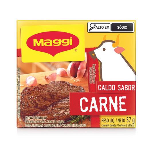 Caldo MAGGI Carne Tablete 57g - Imagem em destaque