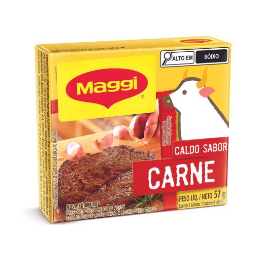 Caldo MAGGI Carne Tablete 57g - Imagem em destaque