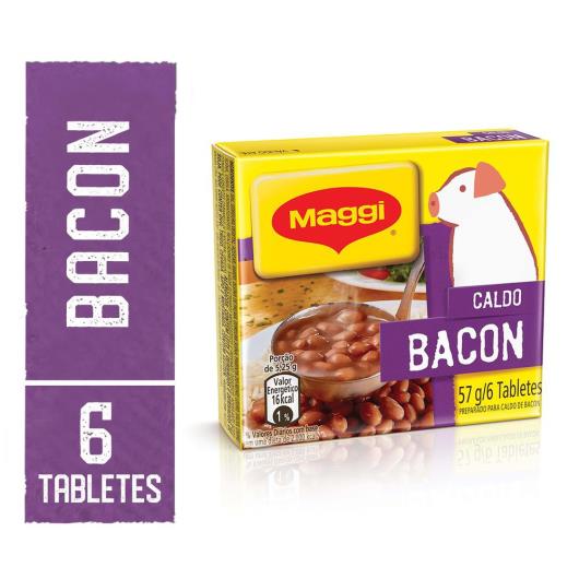 Caldo MAGGI Bacon Tablete 57g - Imagem em destaque