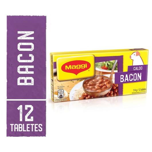 Caldo MAGGI Bacon Tablete 114g - Imagem em destaque