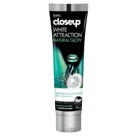 Creme Dental em gel Branqueador Close Up Natural Glow 70g - Imagem em destaque