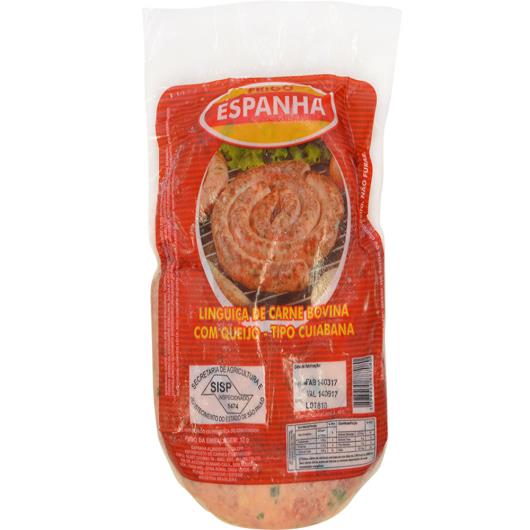 Linguiça tipo Cuiabana congelada Frigo Espanha Bovina c/ Queijo 900g - Imagem em destaque