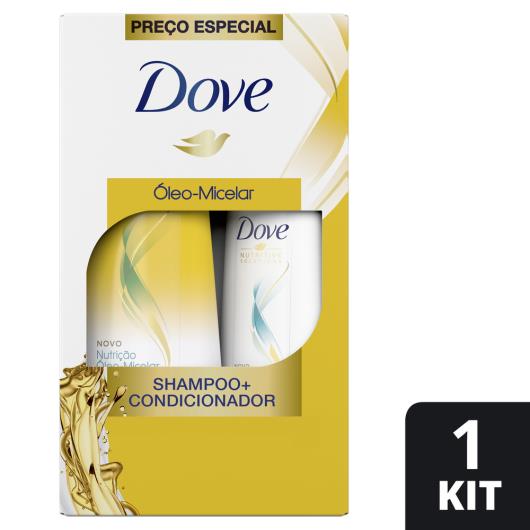 Kit Shampoo 400ml + Condicionador 200ml Dove Nutritive Solutions Nutrição Óleo-Micelar - Imagem em destaque