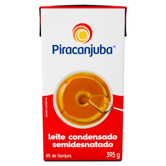 Leite Condensado Semidesnatado Piracanjuba Caixa 395g - Imagem em destaque