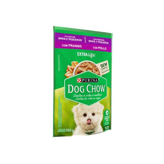 Alimento Cães filhote frango Dog Chow sache 100g - Imagem em destaque