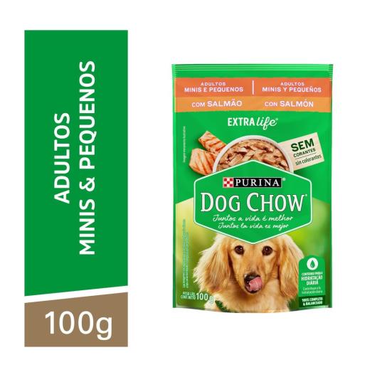 Alimento Cães adulto salmão Dog Chow sache 100g - Imagem em destaque