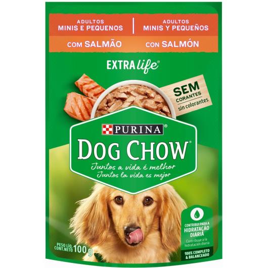 Alimento Cães adulto salmão Dog Chow sache 100g - Imagem em destaque