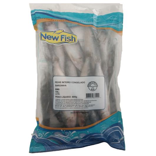 Peixe congelado sardinha inteira New Fish 800g - Imagem em destaque