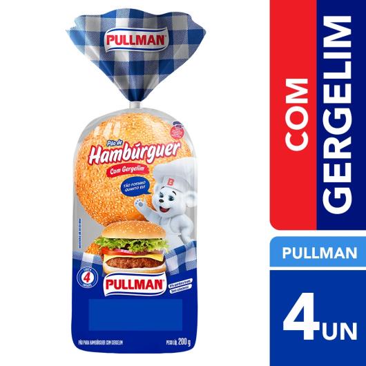 Pão para Hambúrguer com Gergelim Pullman Pacote 200g - Imagem em destaque