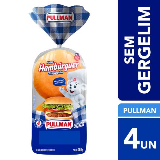 Pão para Hambúrguer sem Gergelim Pullman Pacote 200g - Imagem em destaque