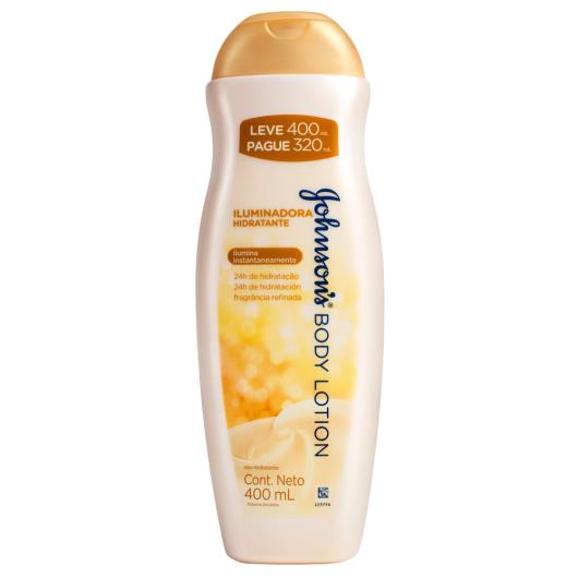 Loção Corporal Lv400ml Pg320ml iluminadora Body Lotion Johnsons 400ml - Imagem em destaque