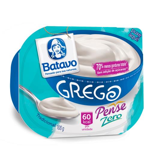 Iogurte zero tradicional Grego Batavo 100g - Imagem em destaque