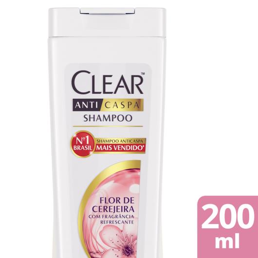 Shampoo Anticaspa Clear Women Flor de Cerejeira 200 ml - Imagem em destaque