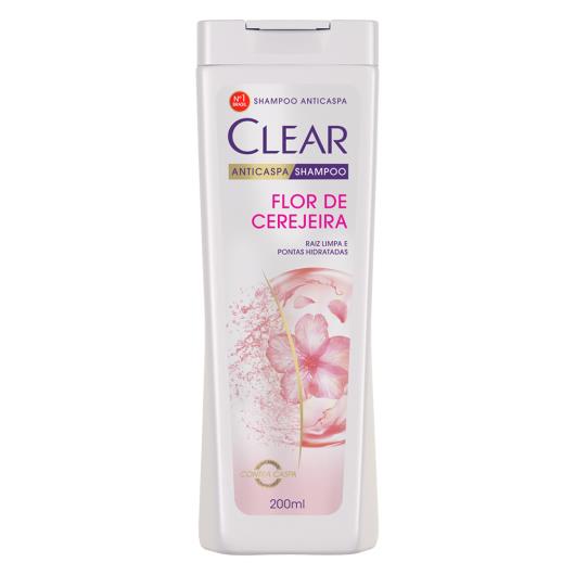 Shampoo Anticaspa Flor de Cerejeira Clear Frasco 200ml - Imagem em destaque
