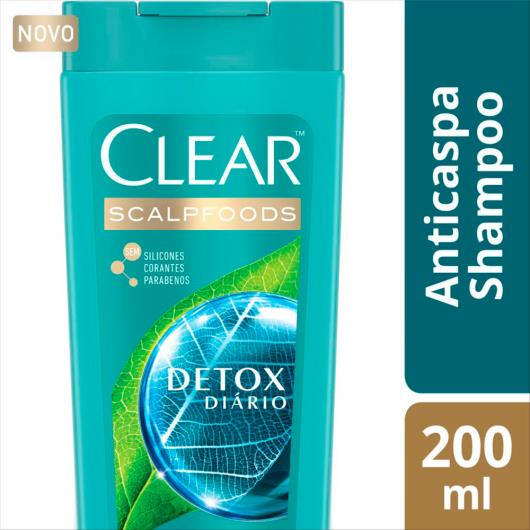 Shampoo Anticaspa Clear Detox Diário 200 ML - Imagem em destaque