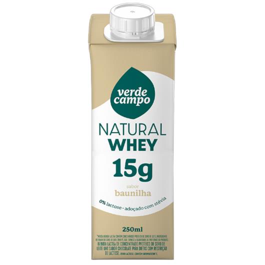 Shake Verde Campo Natural Whey Baunilha 15g de Proteínas 250ml - Imagem em destaque