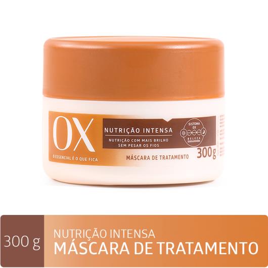 MÁSCARA DE TRATAMENTO OX NUTRIÇÃO INTENSA 300G - Imagem em destaque