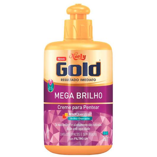 Creme de pentear Niely Gold Mega Brilho 280gr - Imagem em destaque