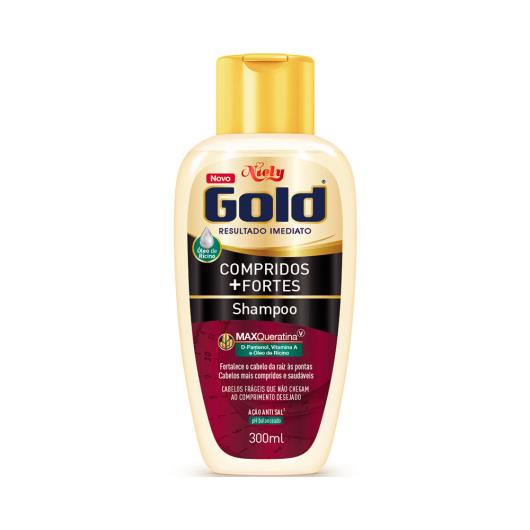 Shampoo compridos+fortes Niely Gold 300ml - Imagem em destaque