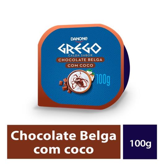 Iogurte chocolate belga Grego Danone 100g - Imagem em destaque