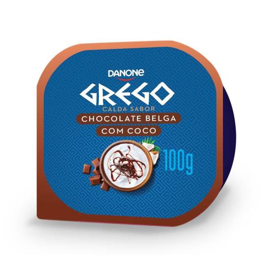 Iogurte chocolate belga Grego Danone 100g - Imagem em destaque