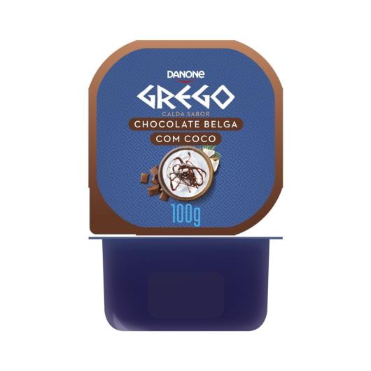 Iogurte chocolate belga Grego Danone 100g - Imagem em destaque