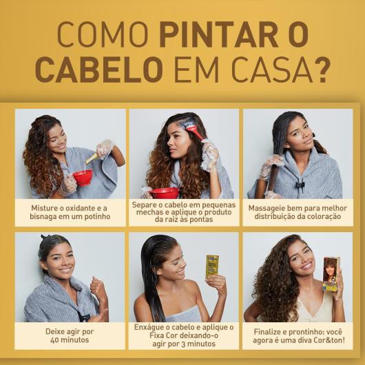 Coloração creme 1.0 preto azulado Cor&Ton unidade - Imagem em destaque