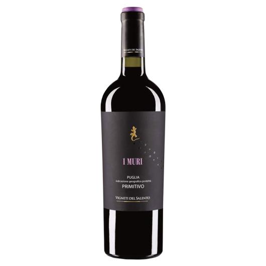 Vinho Italiano I Muri Primitivo Puglia Tinto 750ml - Imagem em destaque