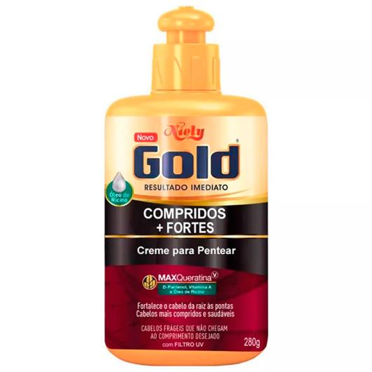 Creme de pentear Niely Gold Compridos+Fortes 280gr - Imagem em destaque