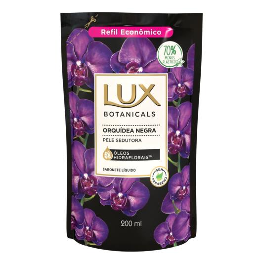 Sabonete Liquido Lux Botanicals Orquidea Negra 200ml Refil - Imagem em destaque