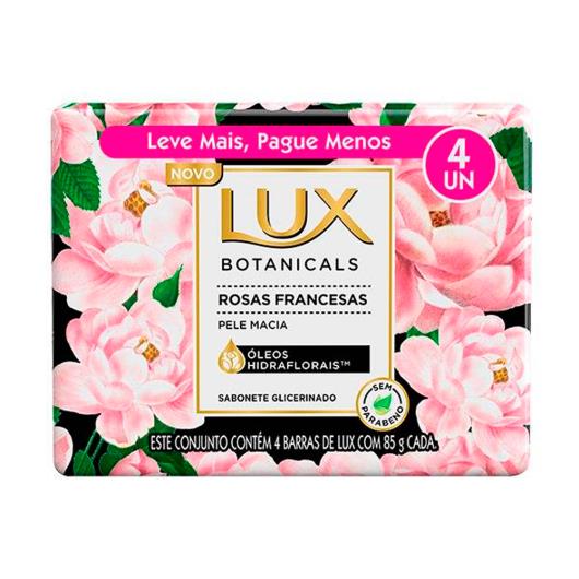Sabonete Lux Rosas Francesas 4un 340g - Imagem em destaque