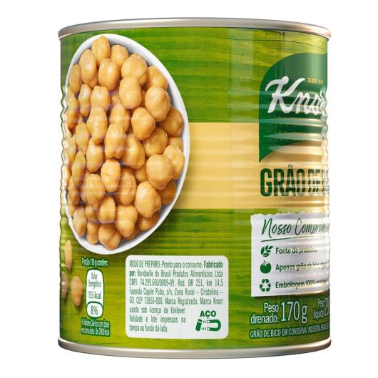 Grão de Bico conserva Knorr lata 170g - Imagem em destaque