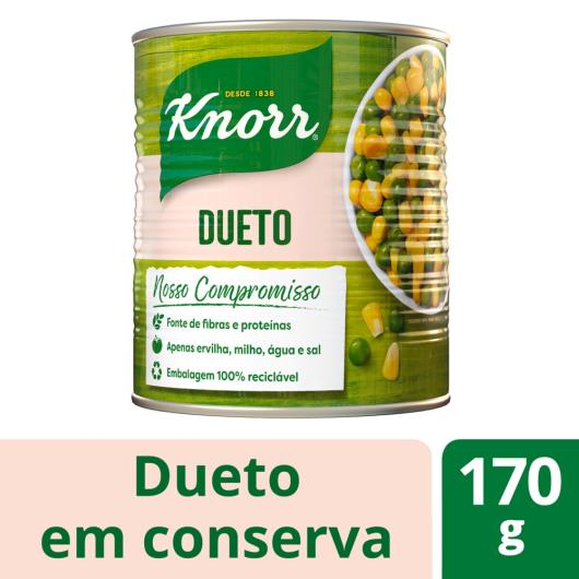 Dueto conserva milho e ervilha Knorr lata 170g - Imagem em destaque