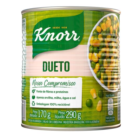 Dueto conserva milho e ervilha Knorr lata 170g - Imagem em destaque