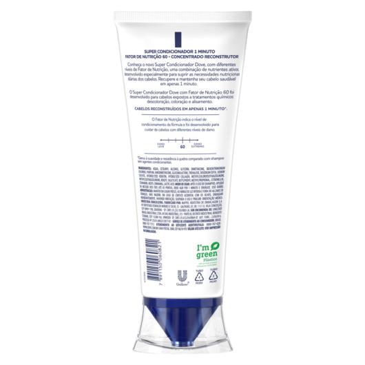 Super Condicionador 1 minuto Dove  Fator de Nutrição 60 170 ML - Imagem em destaque