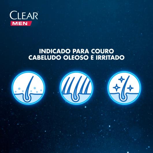 Shampoo Anticaspa Clear Men Ice Cool Menthol 400 ml - Imagem em destaque