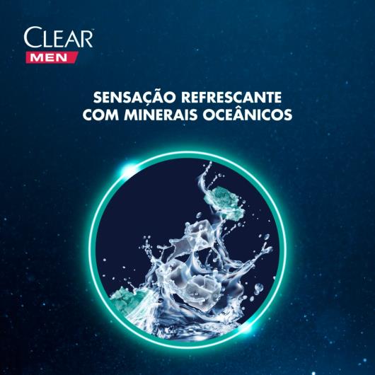 Shampoo Anticaspa Clear Men Limpeza Diária 2 em 1 400 ml - Imagem em destaque