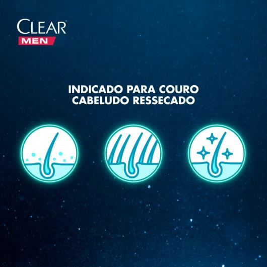 Shampoo Anticaspa Clear Men Limpeza Diária 2 em 1 400 ml - Imagem em destaque