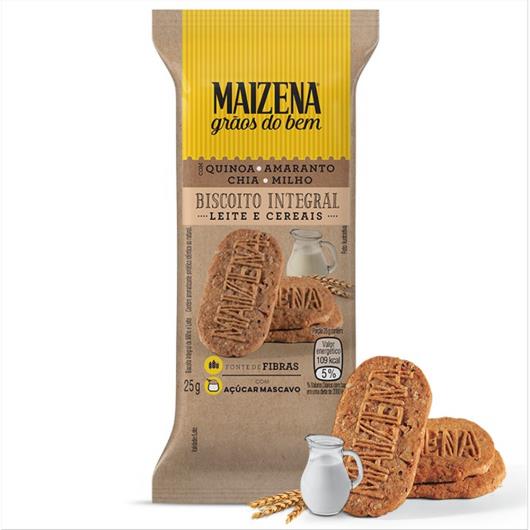 Biscoito Integral Maizena Grãos do Bem Leite e Cereais 25 G - Imagem em destaque